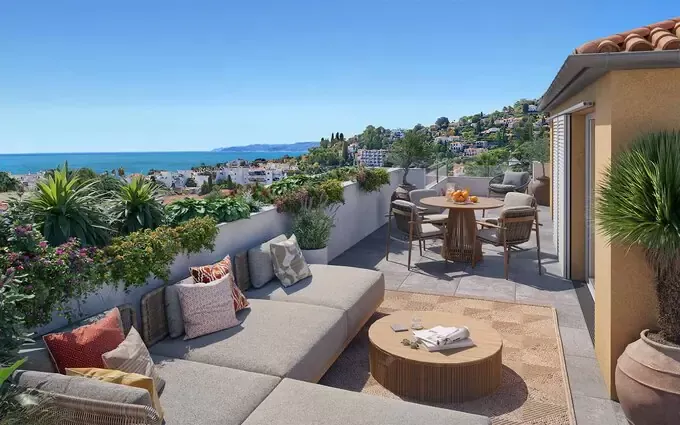 Programme immobilier neuf Golfe juan. 2, 3 et 4 pièces. résidence piscine à Vallauris