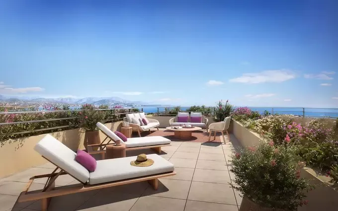 Programme immobilier neuf Antibes. Derniers 2 Pièces. Résidence avec piscine à Antibes