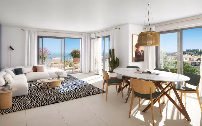 Programme immobilier neuf Antibes. Derniers 2 Pièces. Résidence avec piscine à Antibes