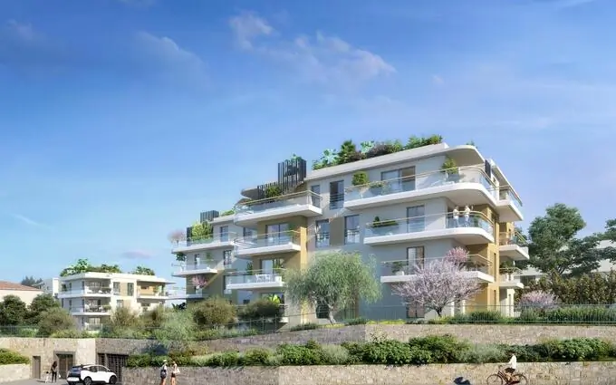 Programme immobilier neuf Antibes. Derniers 2 Pièces. Résidence avec piscine à Antibes