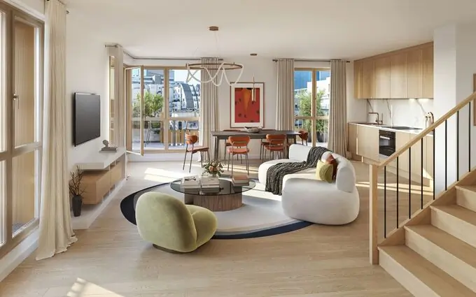 Programme immobilier neuf Une agréable vie de quartier aux portes de paris à Courbevoie