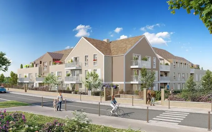 Programme immobilier neuf Jouy-le-moutier une résidence intimiste en lisière à Jouy-le-Moutier