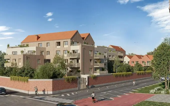 Programme immobilier neuf En centre-ville, à 5 min à pied de la gare à Armentières (59280)