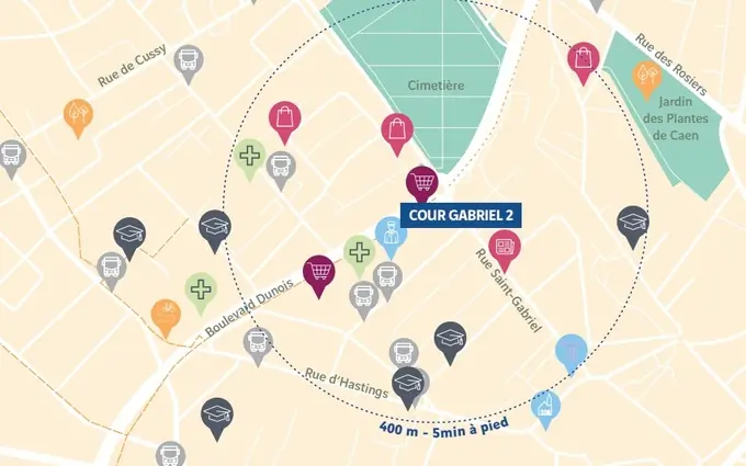 Programme immobilier neuf Cour gabriel 2 à Caen