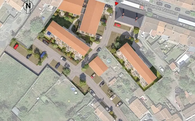 Programme immobilier neuf Le clos du vignoble -im002 - t1 à Aigrefeuille-sur-Maine