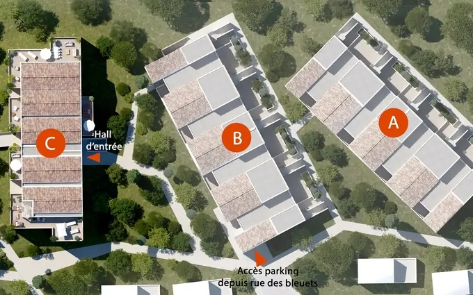 Programme immobilier neuf Le clos des violettes à Cournonterral