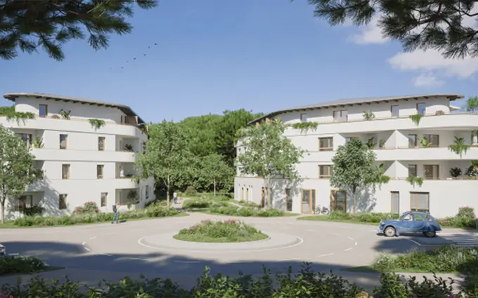 Programme immobilier neuf Anglet esprit village proche des commodités