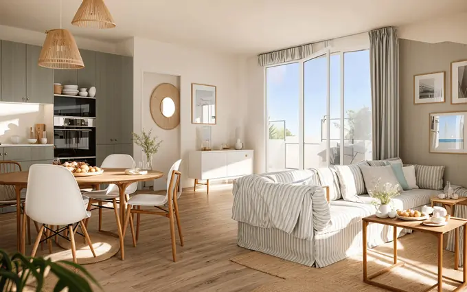 Programme immobilier neuf Anglet esprit village proche des commodités à Anglet