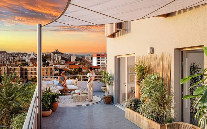 Programme immobilier neuf Marseille 10e résidence intimiste aux portes de la timone à Marseille 10ème
