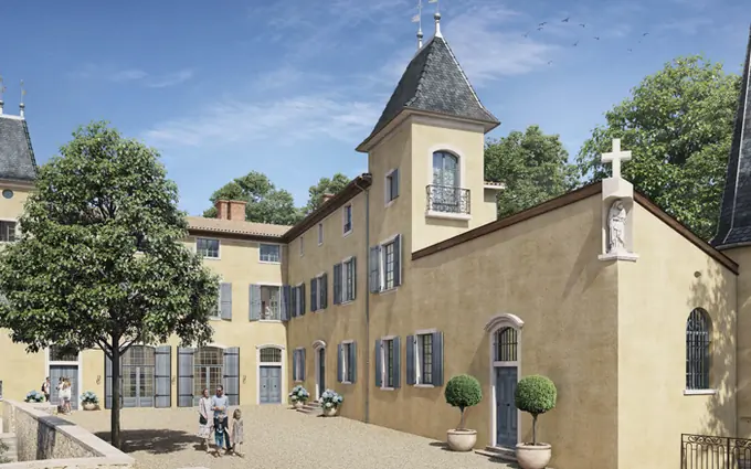 Programme immobilier neuf Couzon-au-mont-d'or monument historique à 15 min de lyon à Couzon-au-Mont-d'Or (69270)
