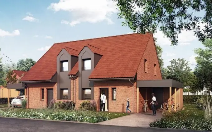 Programme immobilier neuf Templeuve-en-pévèle maisons à 10 min à pied de la gare à Templeuve