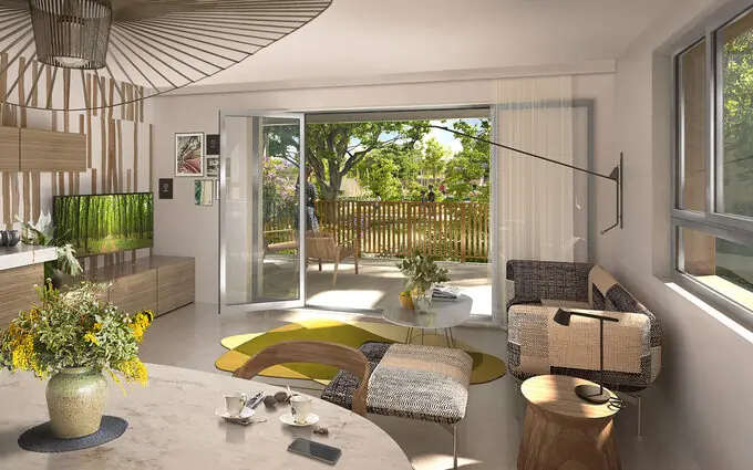 Programme immobilier neuf Toulon est belle résidence avec environnement verdoyant