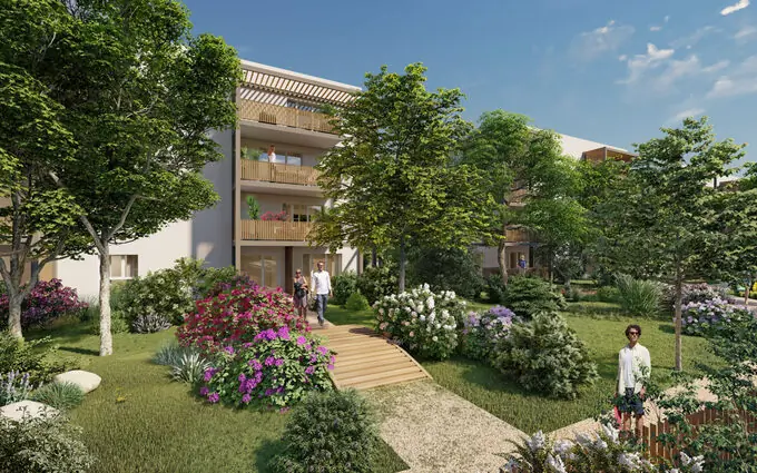 Programme immobilier neuf Toulon est belle résidence avec environnement verdoyant à Toulon