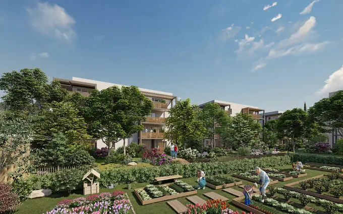 Programme immobilier neuf Toulon est belle résidence avec environnement verdoyant à Toulon