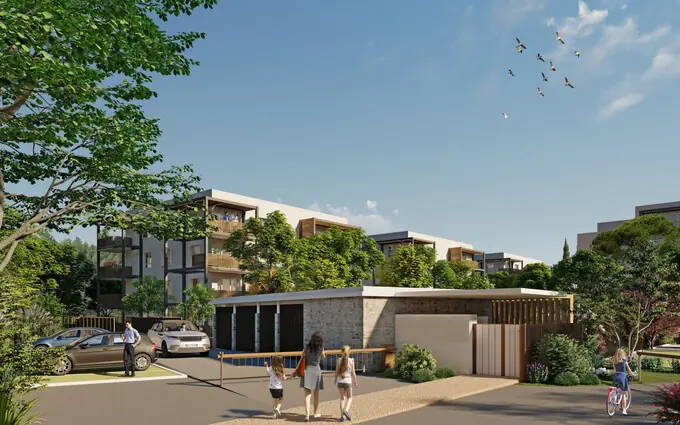 Programme immobilier neuf Toulon est belle résidence avec environnement verdoyant à Toulon
