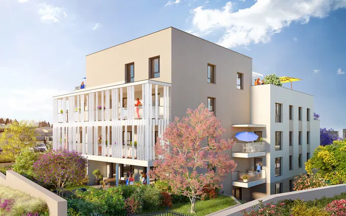 Programme immobilier neuf Rillieux-la-pape ville nouvelle nord proche commerces à Rillieux-la-Pape