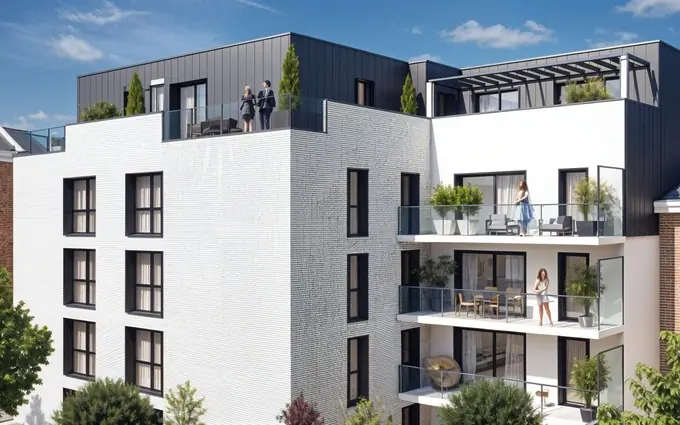 Programme immobilier neuf Rouen coeur de ville proche des quais de seine à Rouen