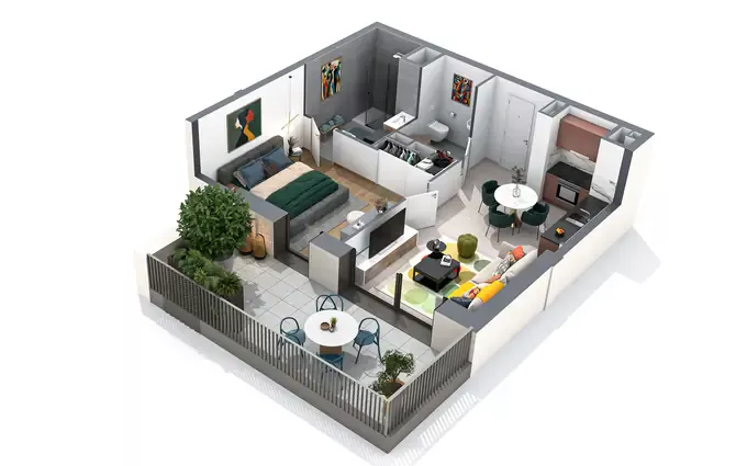 Programme immobilier neuf Villa des sources à Meylan