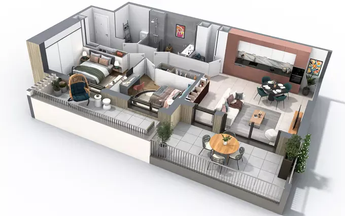 Programme immobilier neuf Villa des sources à Meylan