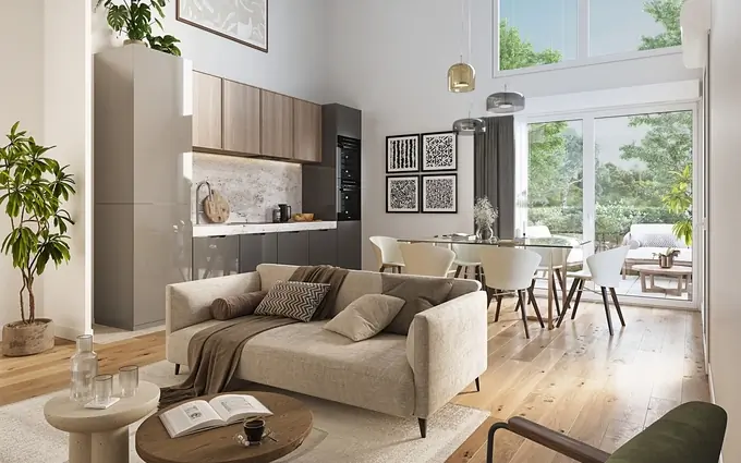 Programme immobilier neuf Jardin des eaux vives - brs à Huningue