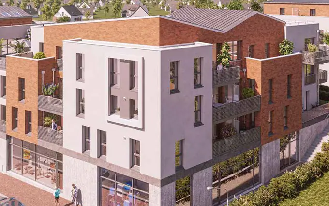 Programme immobilier neuf Douvres-la-délivrande en coeur de bourg à Douvres-la-Délivrande