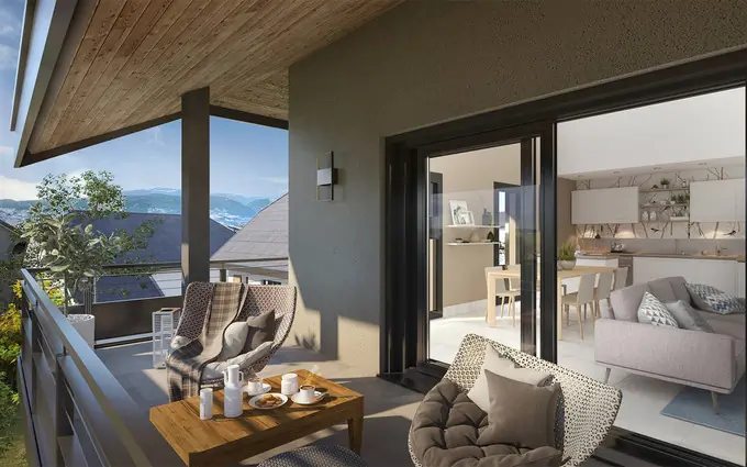 Programme immobilier neuf Chapeiry à 10 minutes des commodités et proche d'annecy à Chapeiry