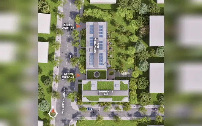 Programme immobilier neuf Appartements en brs à bron - t2 à Bron