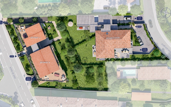 Programme immobilier neuf Domaine des cerisiers à Saint-Cyr-au-Mont-d'Or