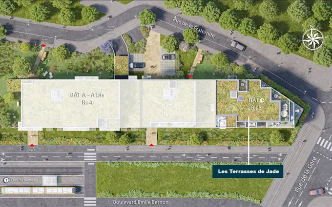 Programme immobilier neuf Les terrasses de jade à Saint-Jean-de-Braye