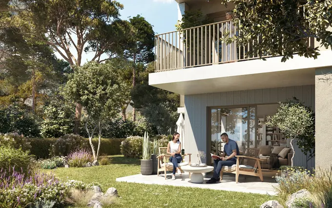 Programme immobilier neuf Antibes juan-les-pins résidence de standing à 200 m de la plage à Antibes