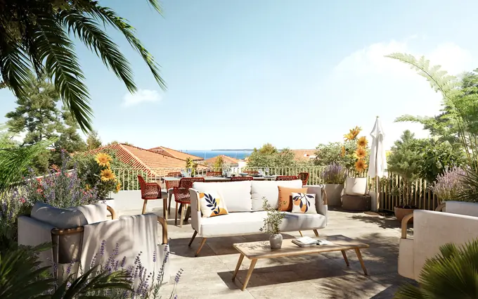 Programme immobilier neuf Antibes juan-les-pins résidence de standing à 200 m de la plage à Antibes