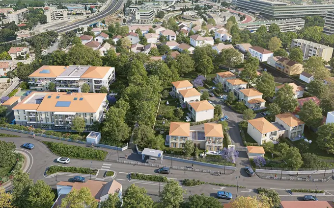 Programme immobilier neuf Toulon au sein d'un parc d'exception proche commodités à Toulon