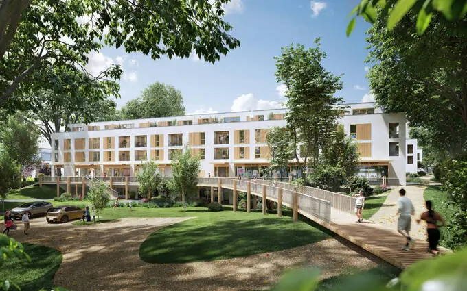 Programme immobilier neuf Bois-guillaume au pied des commodités du quotidien à Bois-Guillaume