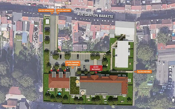 Programme immobilier neuf Residence gaston baratte à Villeneuve-d'Ascq