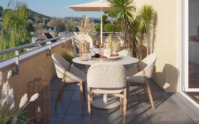 Programme immobilier neuf Duclair emplacement central proche commerces à Duclair