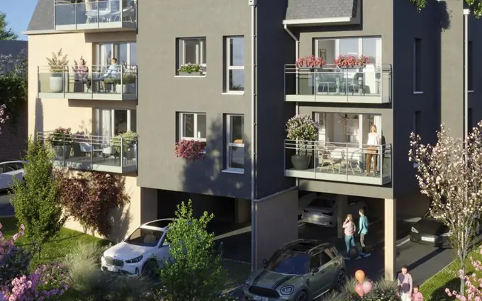 Programme immobilier neuf Duclair emplacement central proche commerces à Duclair