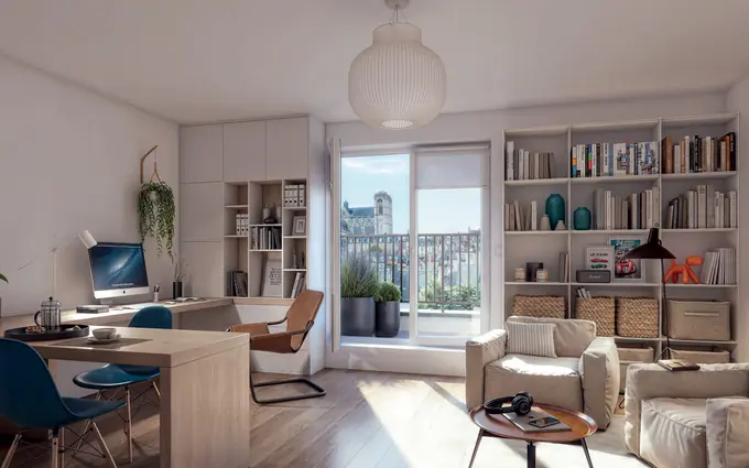 Programme immobilier neuf Le mans résidence étudiante rive droite proche centre