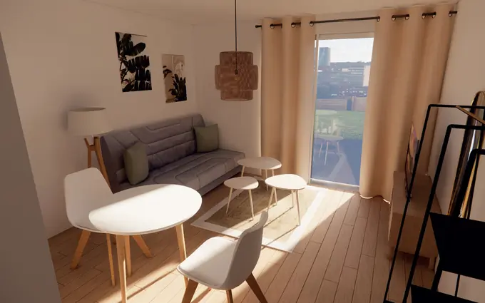 Programme immobilier neuf Le mans résidence étudiante rive droite proche centre à Le Mans