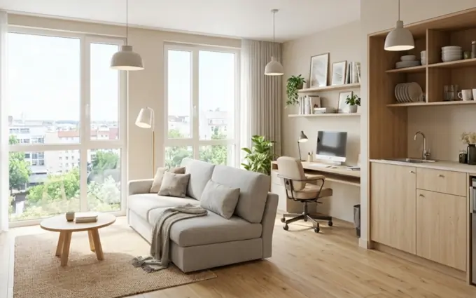 Programme immobilier neuf Le Mans résidence étudiante rive droite proche centre à Le Mans