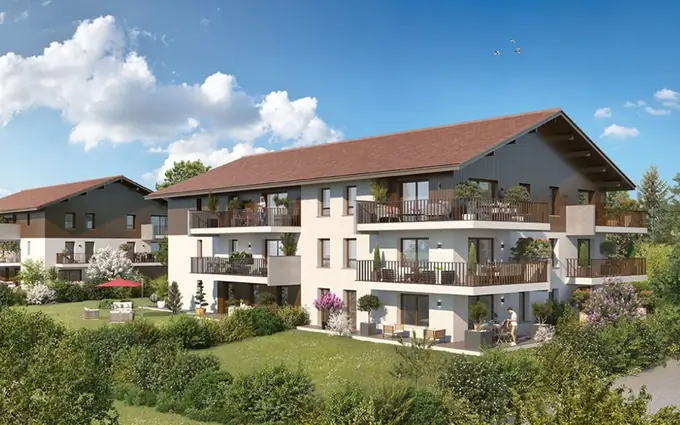 Programme immobilier neuf Thonon-les-bains quartier calme à 5 min à vélo de la gare à Thonon-les-Bains