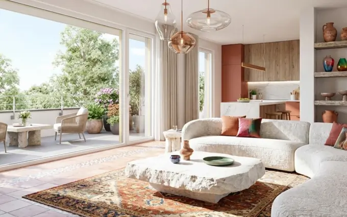 Programme immobilier neuf Bois-Guillaume Co-Living centre proche mairie et commerces à Bois-Guillaume