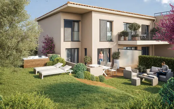 Programme immobilier neuf Biot coeur quartier résidentiel du val de pôme à Biot