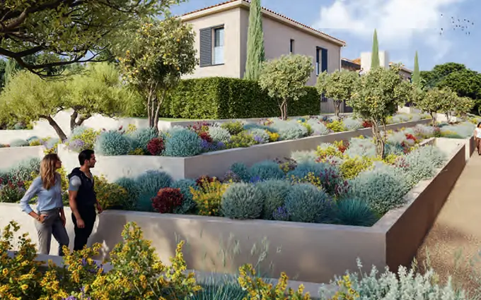 Programme immobilier neuf Biot coeur quartier résidentiel du val de pôme à Biot