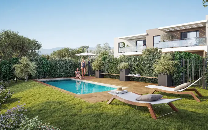 Programme immobilier neuf Cagnes-sur-mer villas de luxe au coeur du quartier des gros buaux