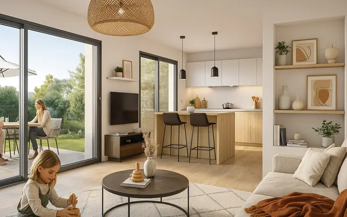 Programme immobilier neuf Cagnes-sur-mer villas de luxe au coeur du quartier des gros buaux à Cagnes-sur-Mer