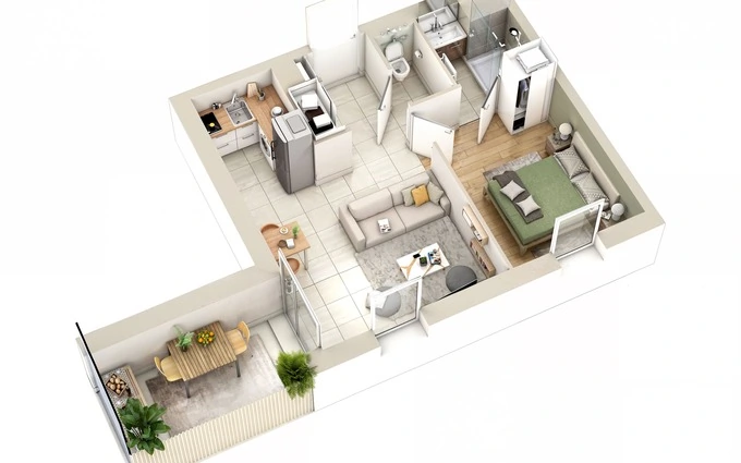 Programme immobilier neuf Sérénys bâtiment b3 à Flavin