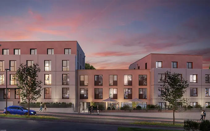 Programme immobilier neuf Caen résidence étudiante à 9 min à pied du campus à Caen
