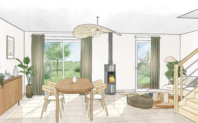 Programme immobilier neuf Montgermont en bordure du parc de la métrie