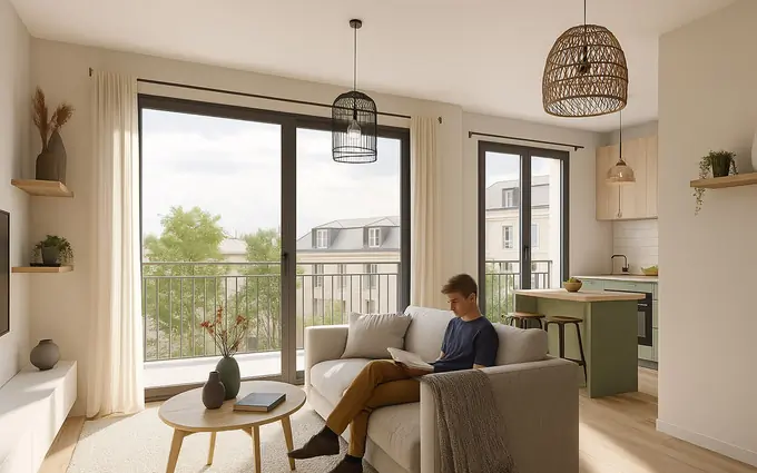 Programme immobilier neuf Orléans résidence étudiante à deux pas du campus madeleine à Orléans