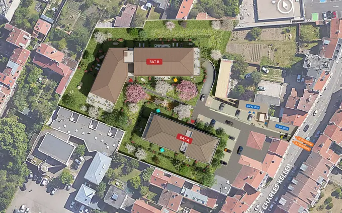 Programme immobilier neuf Signature - trois maisons à Nancy